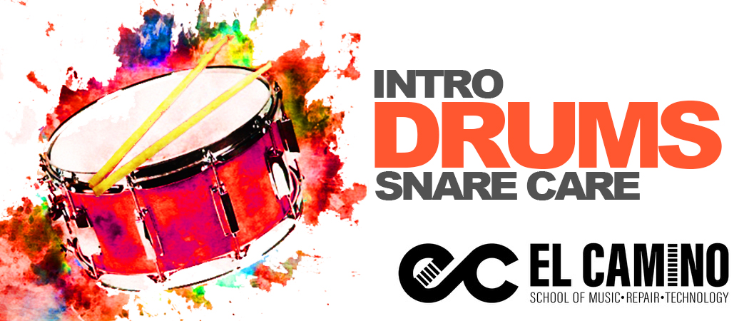 Banner for Drums Snare Care Course at El Camino School